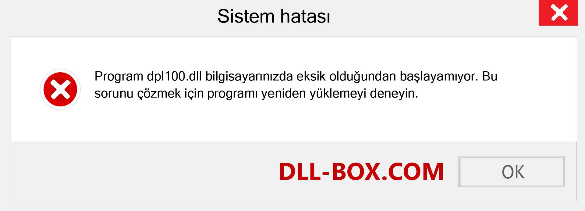 dpl100.dll dosyası eksik mi? Windows 7, 8, 10 için İndirin - Windows'ta dpl100 dll Eksik Hatasını Düzeltin, fotoğraflar, resimler